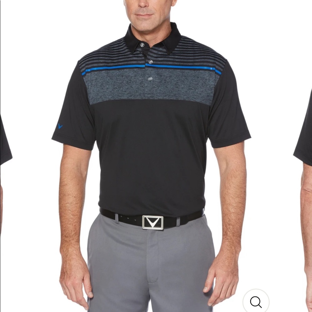 NWT Callaway Cooling Chest Print Polo - Large